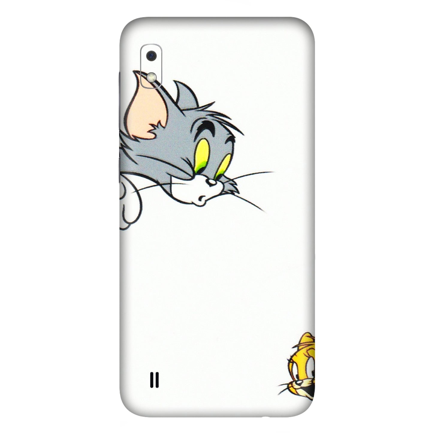 Samsung A/S Series Phone Skins (All Models) - Cute Tom And Jerry - 3D Embossed Finish (L-220) Samsung Galaxy A10