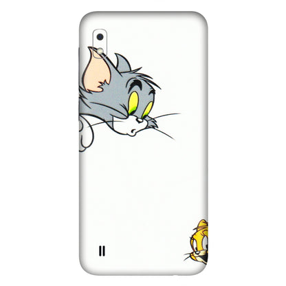 Samsung A/S Series Phone Skins (All Models) - Cute Tom And Jerry - 3D Embossed Finish (L-220) Samsung Galaxy A10