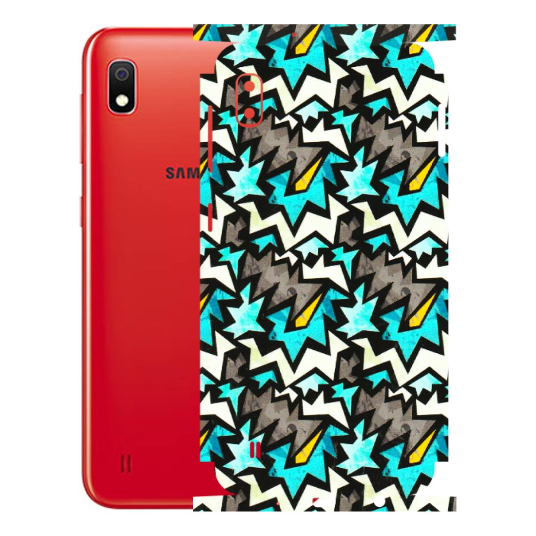 Samsung A/S Series Phone Skins (All Models) - Funky Zig Zag - 3D Embossed Finish (L-223) Samsung Galaxy A10