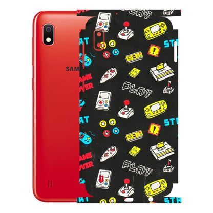 Samsung A/S Series Phone Skins (All Models) - Gaming Doodles - 3D Embossed Finish (L-224) Samsung Galaxy A10