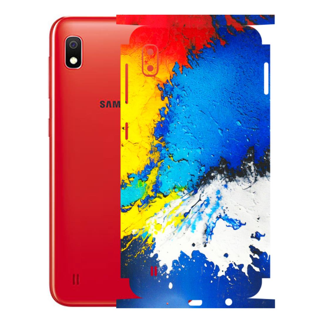 Samsung A/S Series Phone Skins (All Models) - Acrylic Paint Spill - 3D Embossed Finish (L-229) Samsung Galaxy A10