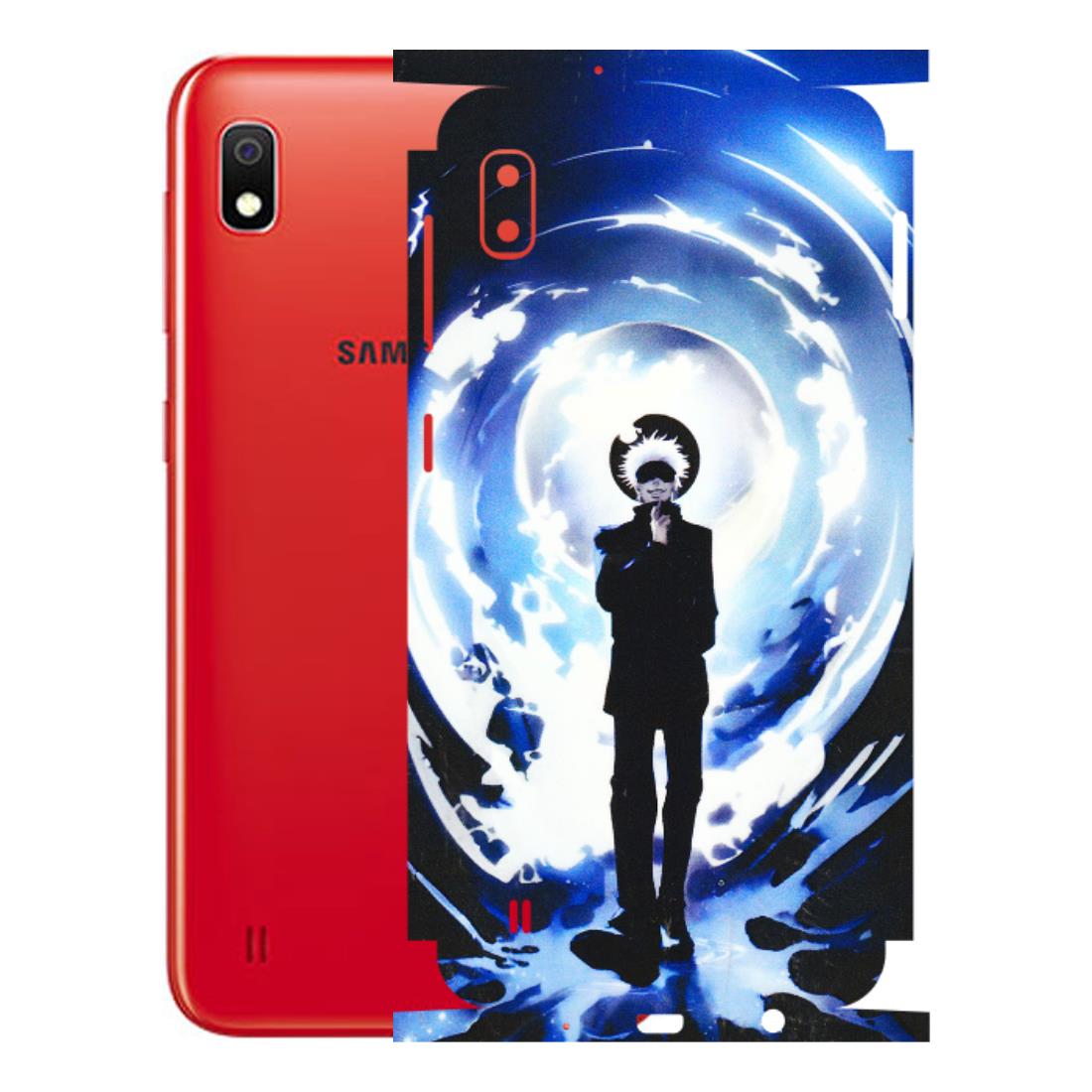 Samsung A/S Series Phone Skins (All Models) - Satoru Gojo Dark Blue - 3D Embossed Finish (L-235) Samsung Galaxy A10