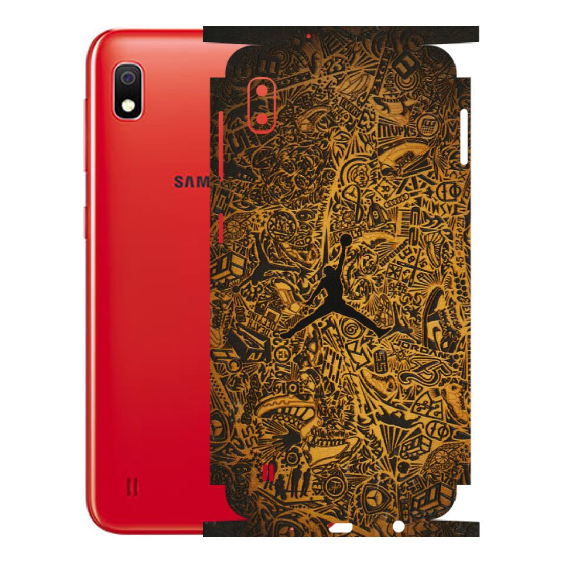 Samsung A/S Series Phone Skins (All Models) - Premium Gold Basketball Player - 3D Embossed Finish (L-236) Samsung Galaxy A10