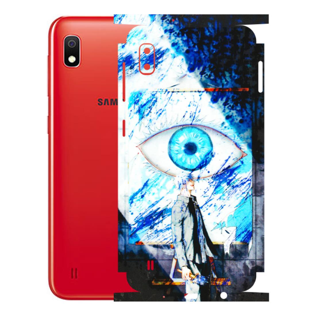 Samsung A/S Series Phone Skins (All Models) - Gojo Satoru evil eye - 3D Embossed Finish (L-239) Samsung Galaxy A10