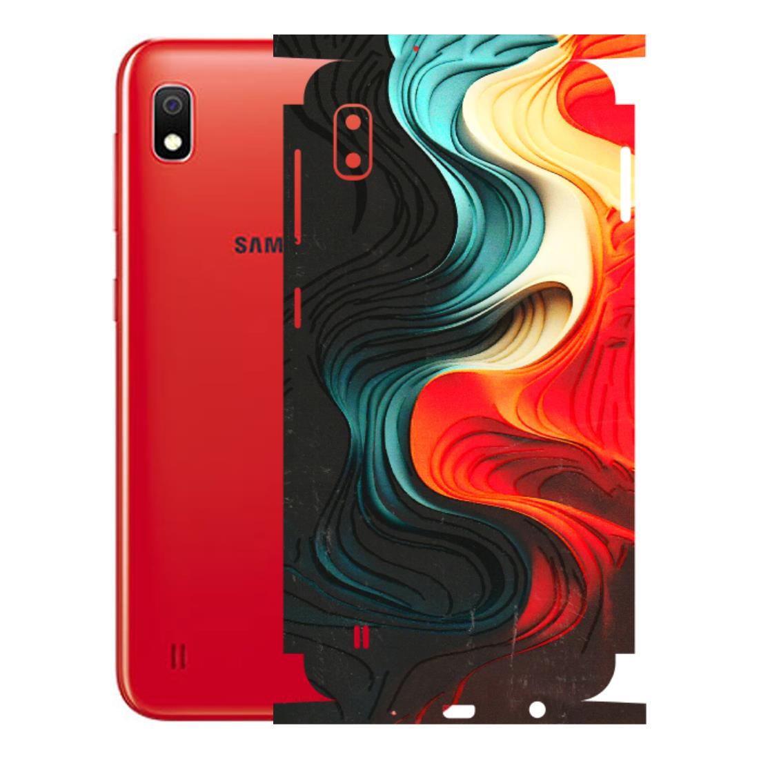 Samsung A/S Series Phone Skins (All Models) - The Silky Swirl - 3D Embossed Finish (L-240) Samsung Galaxy A10