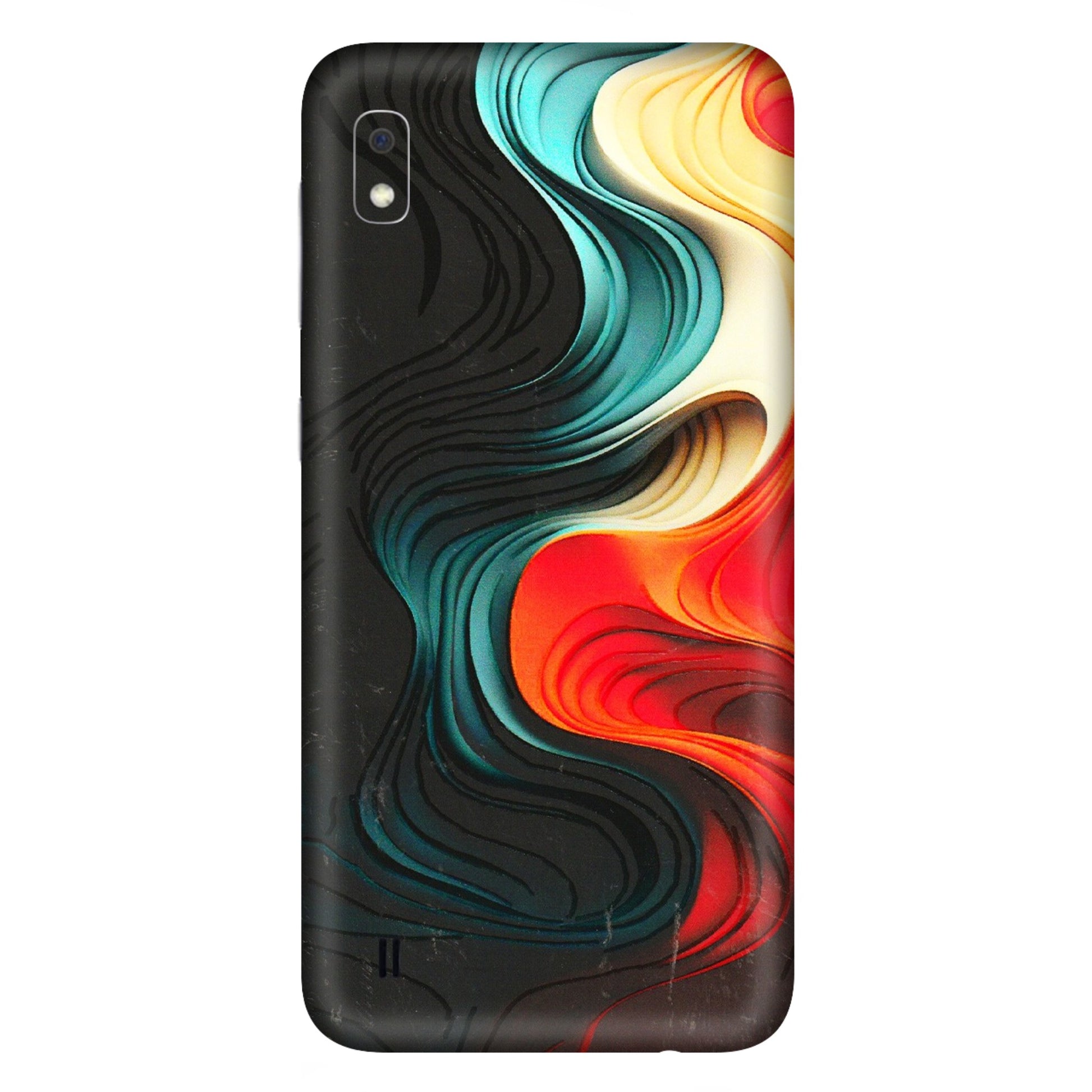 Samsung A/S Series Phone Skins (All Models) - The Silky Swirl - 3D Embossed Finish (L-240) Samsung Galaxy A10