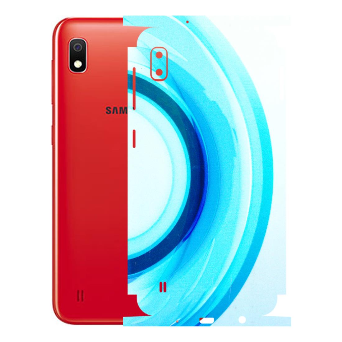 Samsung A/S Series Phone Skins (All Models) - The Blue Curve - 3D Embossed Finish (L-244) Samsung Galaxy A10