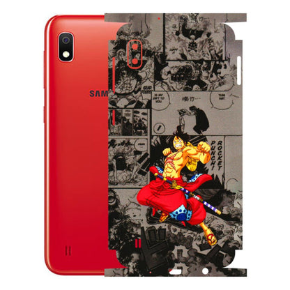 Samsung A/S Series Phone Skins (All Models) - One Piece Rocket Punch Manga - 3D Embossed Finish (L-25) Samsung Galaxy A10