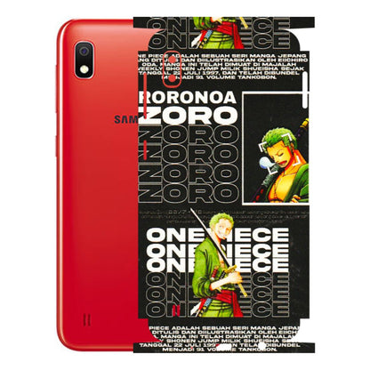 Samsung A/S Series Phone Skins (All Models) - One Piece Zoro - 3D Embossed Finish (L-250) Samsung Galaxy A10