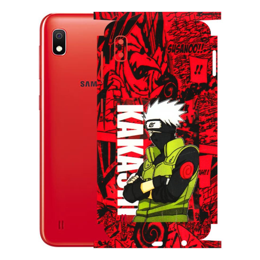Samsung A/S Series Phone Skins (All Models) - Kakashi Red Anime - 3D Embossed Finish (L-251) Samsung Galaxy A10