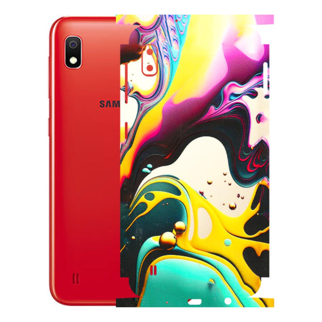 Samsung A/S Series Phone Skins (All Models) - Multicolor Abstract pattern - 3D Embossed Finish (L-254) Samsung Galaxy A10