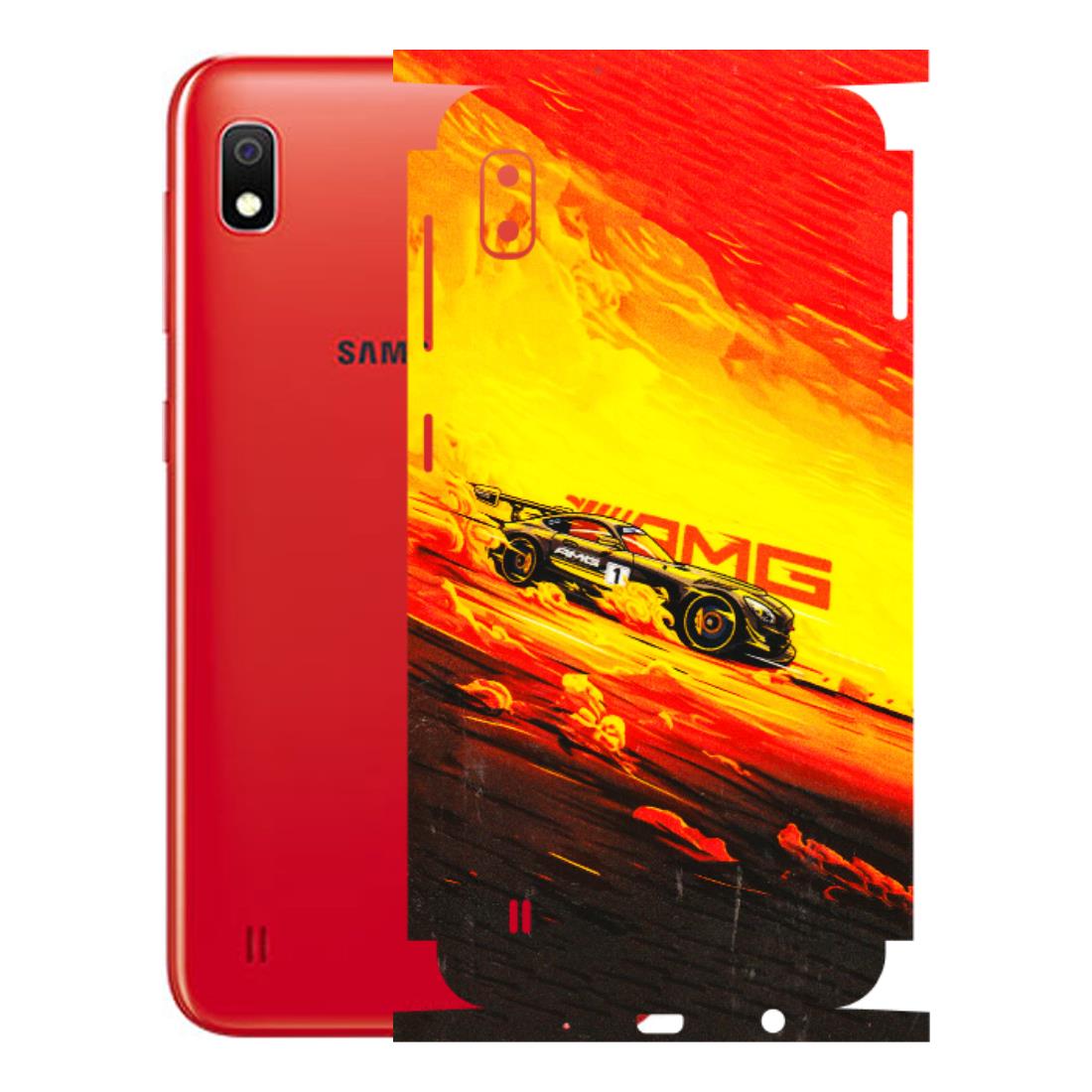 Samsung A/S Series Phone Skins (All Models) - AMG Car Speed Cover - 3D Embossed Finish (L-256) Samsung Galaxy A10