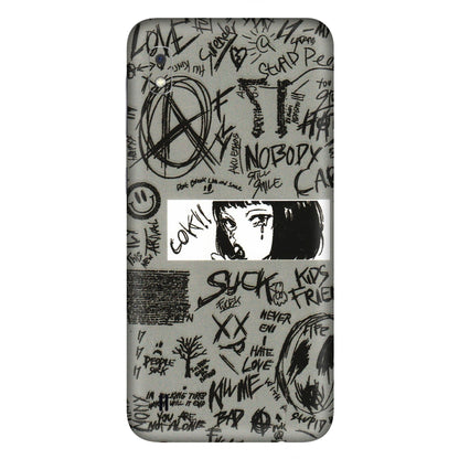 Samsung A/S Series Phone Skins (All Models) - Never Have Love Anime - 3D Embossed Finish (L-260) Samsung Galaxy A10