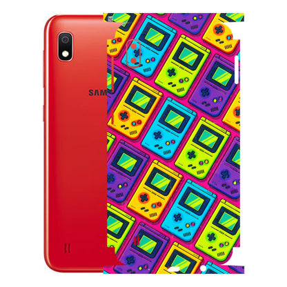 Samsung A/S Series Phone Skins (All Models) - Gameboy Colourful - 3D Embossed Finish (L-266) Samsung Galaxy A10