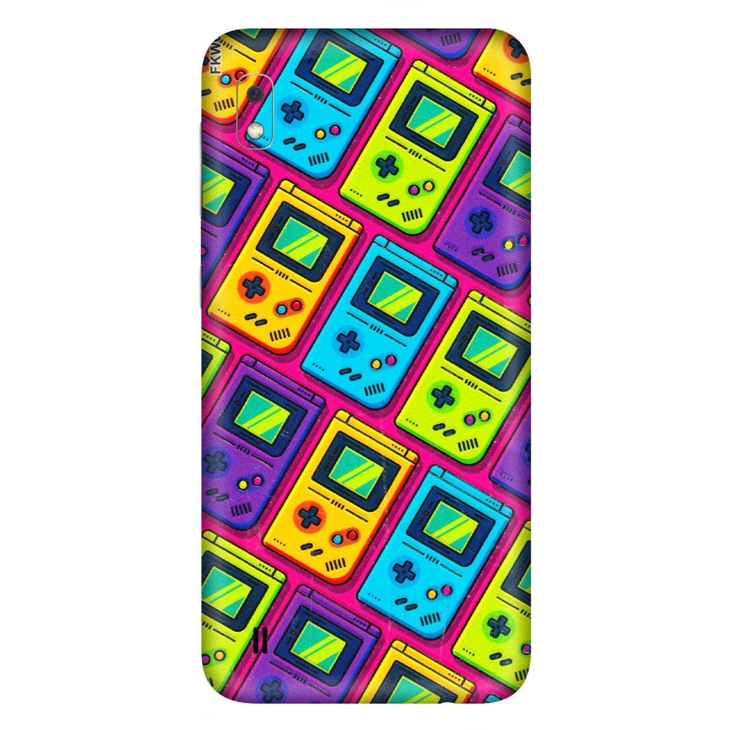 Samsung A/S Series Phone Skins (All Models) - Gameboy Colourful - 3D Embossed Finish (L-266) Samsung Galaxy A10