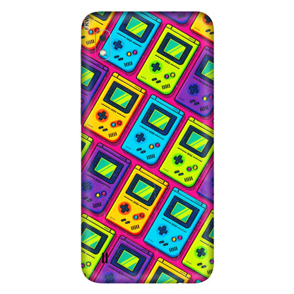 Samsung A/S Series Phone Skins (All Models) - Gameboy Colourful - 3D Embossed Finish (L-266) Samsung Galaxy A10