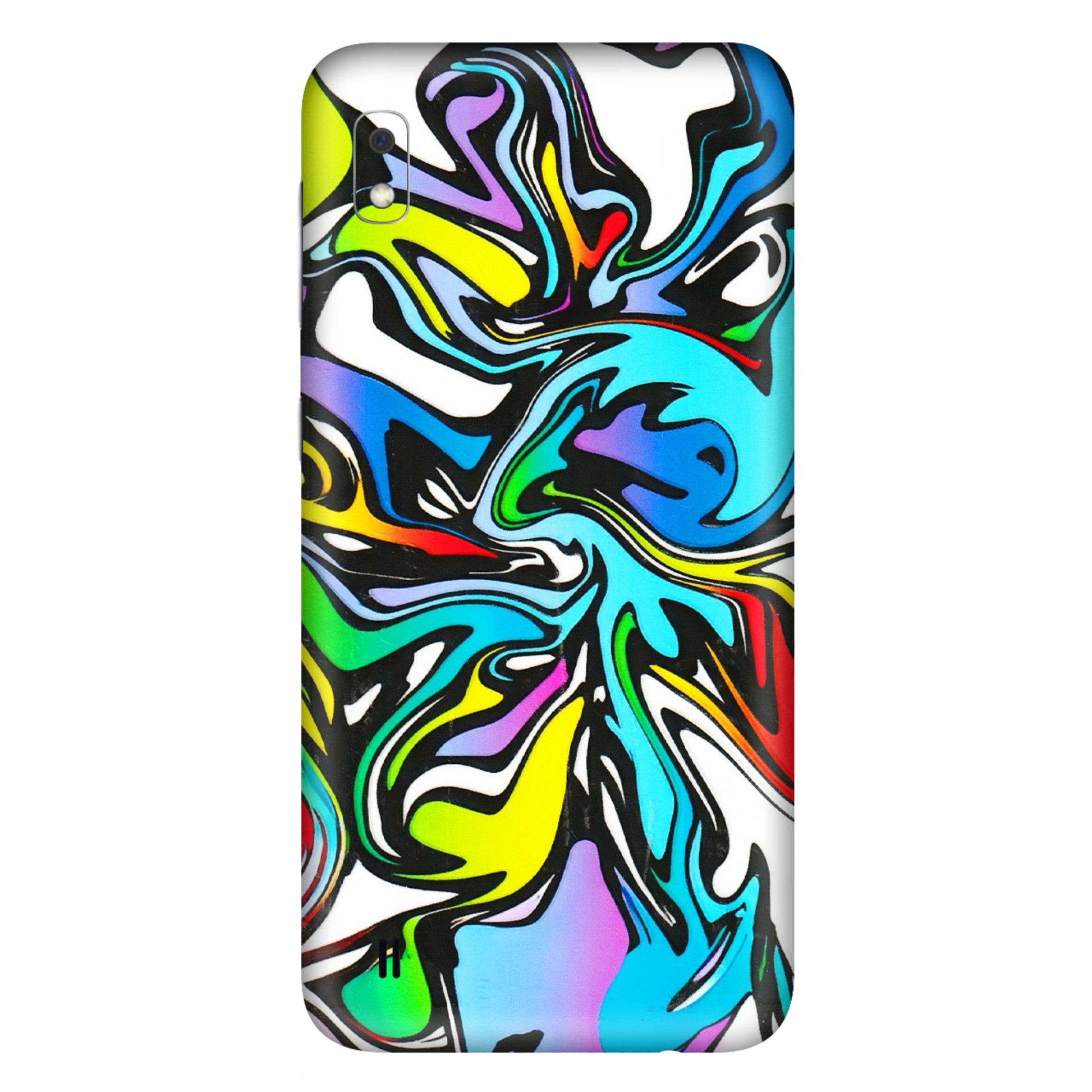 Samsung A/S Series Phone Skins (All Models) - Abstract Colour Paints - 3D Embossed Finish (L-271) Samsung Galaxy A10