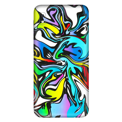 Samsung A/S Series Phone Skins (All Models) - Abstract Colour Paints - 3D Embossed Finish (L-271) Samsung Galaxy A10