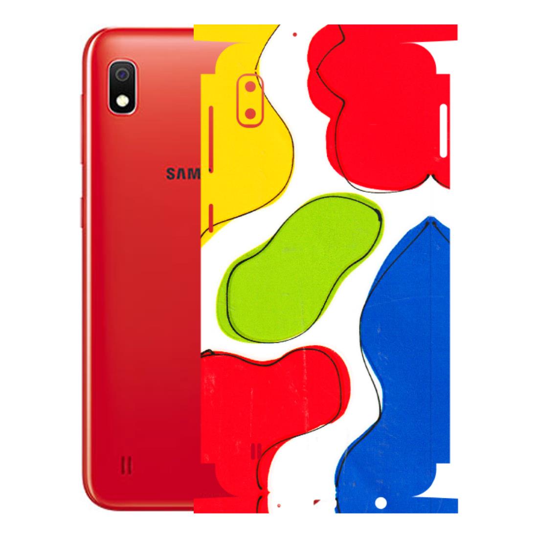 Samsung A/S Series Phone Skins (All Models) - RGB Colour Paint - 3D Embossed Finish (L-284) Samsung Galaxy A10