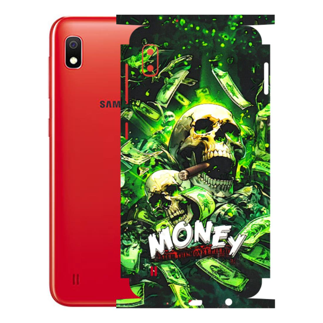 Samsung A/S Series Phone Skins (All Models) - Skull Money - 3D Embossed Finish (L-303) Samsung Galaxy A10