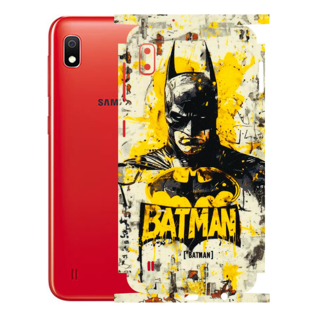 Samsung A/S Series Phone Skins (All Models) - Batman Yellow BT - 3D Embossed Finish (L-304) Samsung Galaxy A10