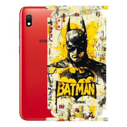 Samsung A/S Series Phone Skins (All Models) - Batman Yellow BT - 3D Embossed Finish (L-304) Samsung Galaxy A10