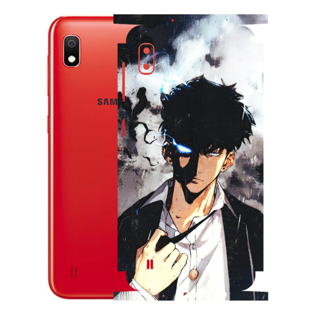 Samsung A/S Series Phone Skins (All Models) - Sung Jinwoo Manhwa Anime - 3D Embossed Finish (L-328) Samsung Galaxy A10