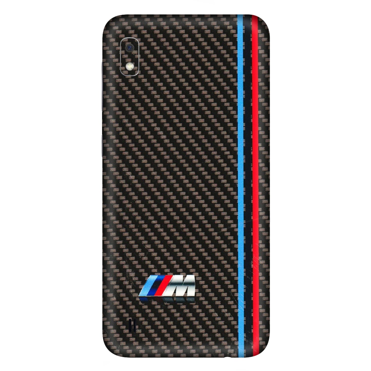 Samsung A/S Series Phone Skins (All Models) - BM Carbon Fiber Feels - 3D Embossed Finish (L-38) Samsung Galaxy A10