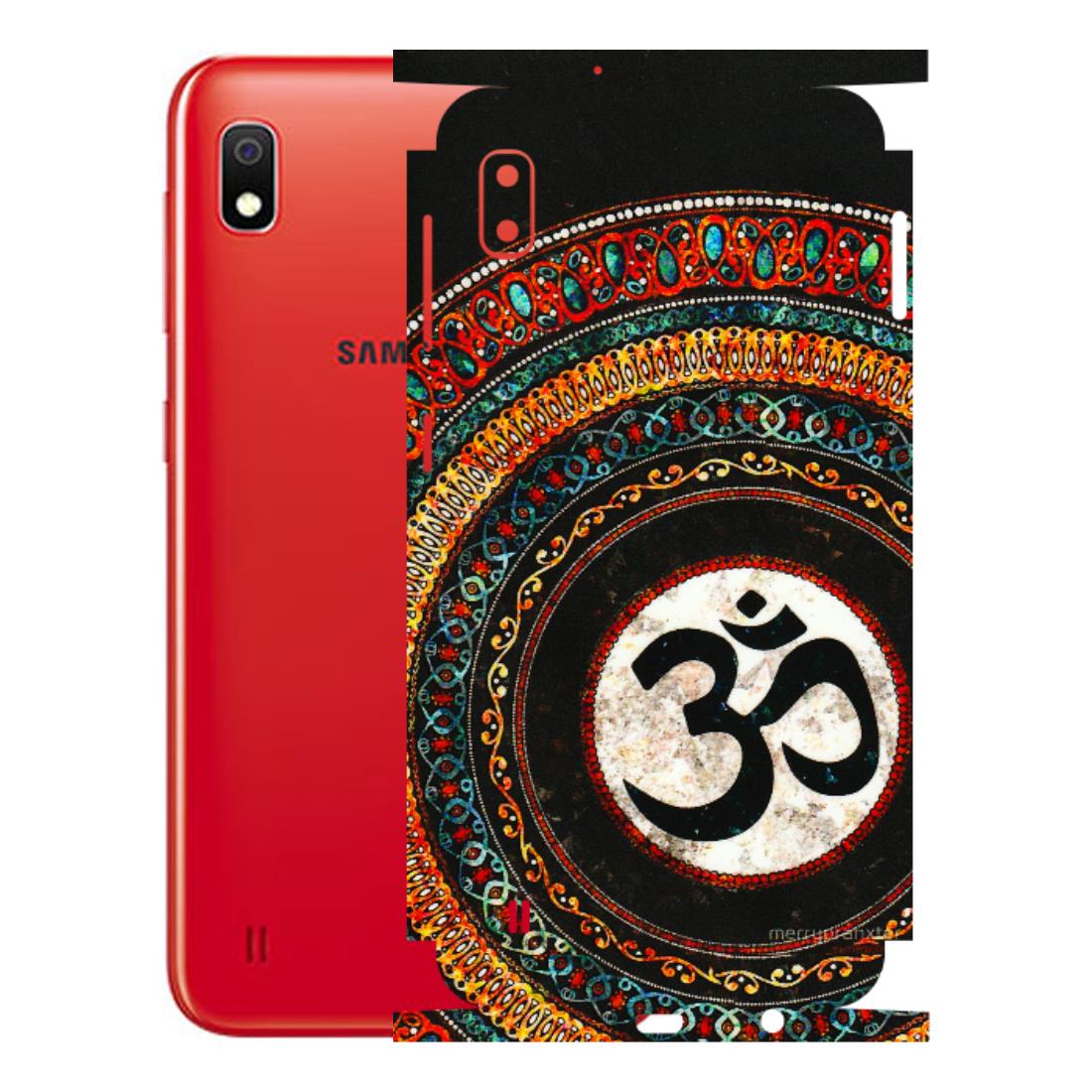 Samsung A/S Series Phone Skins (All Models) - Aum Chant Abstract - 3D Embossed Finish (L-42) Samsung Galaxy A10