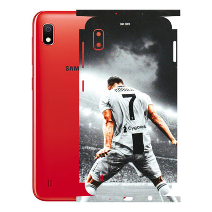 Samsung A/S Series Phone Skins (All Models) - Ronaldo CR7 Crazy - 3D Embossed Finish (L-44) Samsung Galaxy A10
