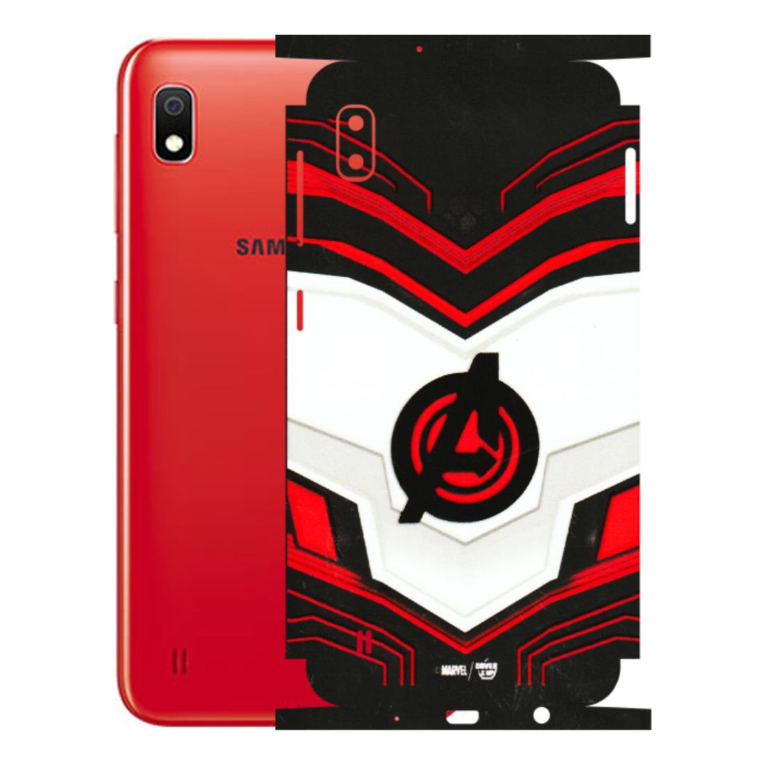 Samsung A/S Series Phone Skins (All Models) - Avengers Logo - 3D Embossed Finish (L-55) Samsung Galaxy A10