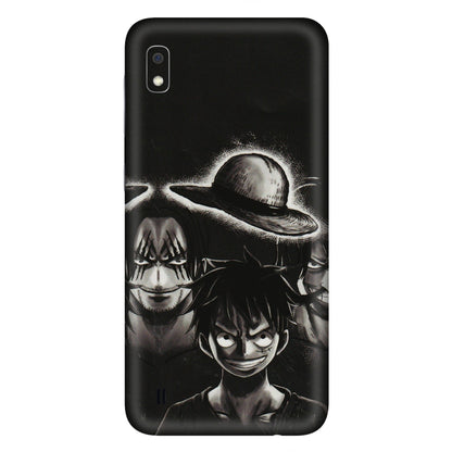 Samsung A/S Series Phone Skins (All Models) - Black Luffy Hat - 3D Embossed Finish (L-57) Samsung Galaxy A10