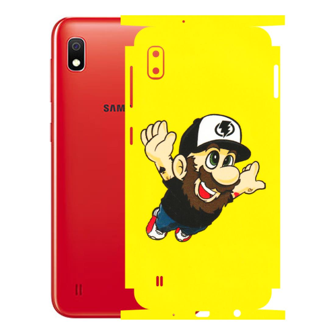 Samsung A/S Series Phone Skins (All Models) - Flying Beardo - 3D Embossed Finish (L-60) Samsung Galaxy A10