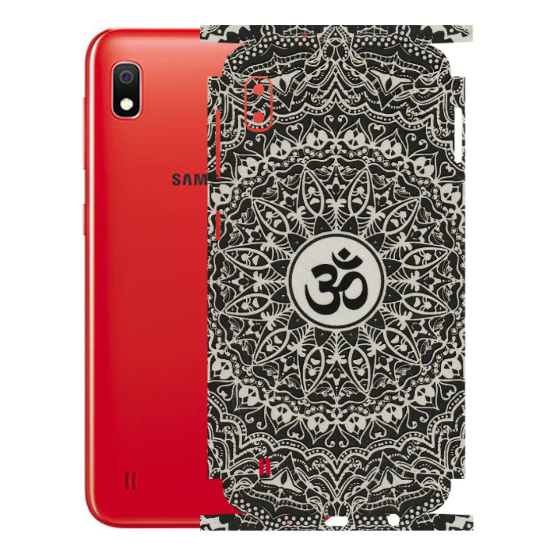 Samsung A/S Series Phone Skins (All Models) - Aum Elegant Mandala - 3D Embossed Finish (L-62) Samsung Galaxy A10