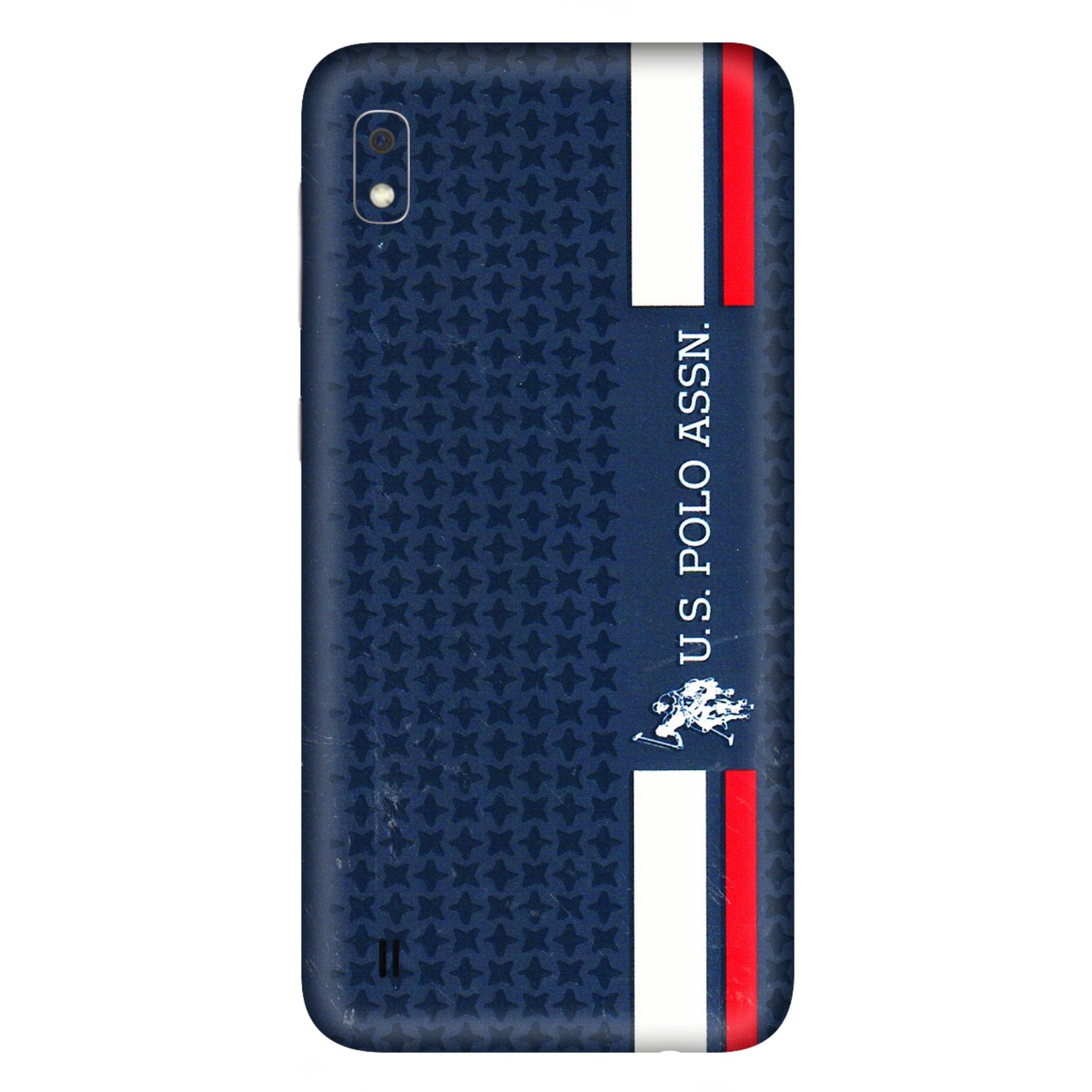 Samsung A/S Series Phone Skins (All Models) - US POLO Designer Brand - 3D Embossed Finish (L-65) Samsung Galaxy A10