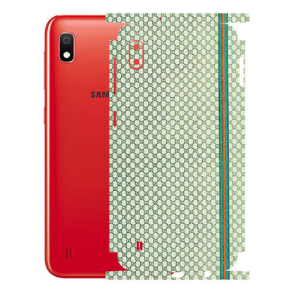 Samsung A/S Series Phone Skins (All Models) - Gucci Fabric Pattern - 3D Embossed Finish (L-73) Samsung Galaxy A10