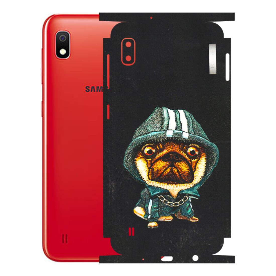 Samsung A/S Series Phone Skins (All Models) - Puppy N Hoodie - 3D Embossed Finish (L-90) Samsung Galaxy A10