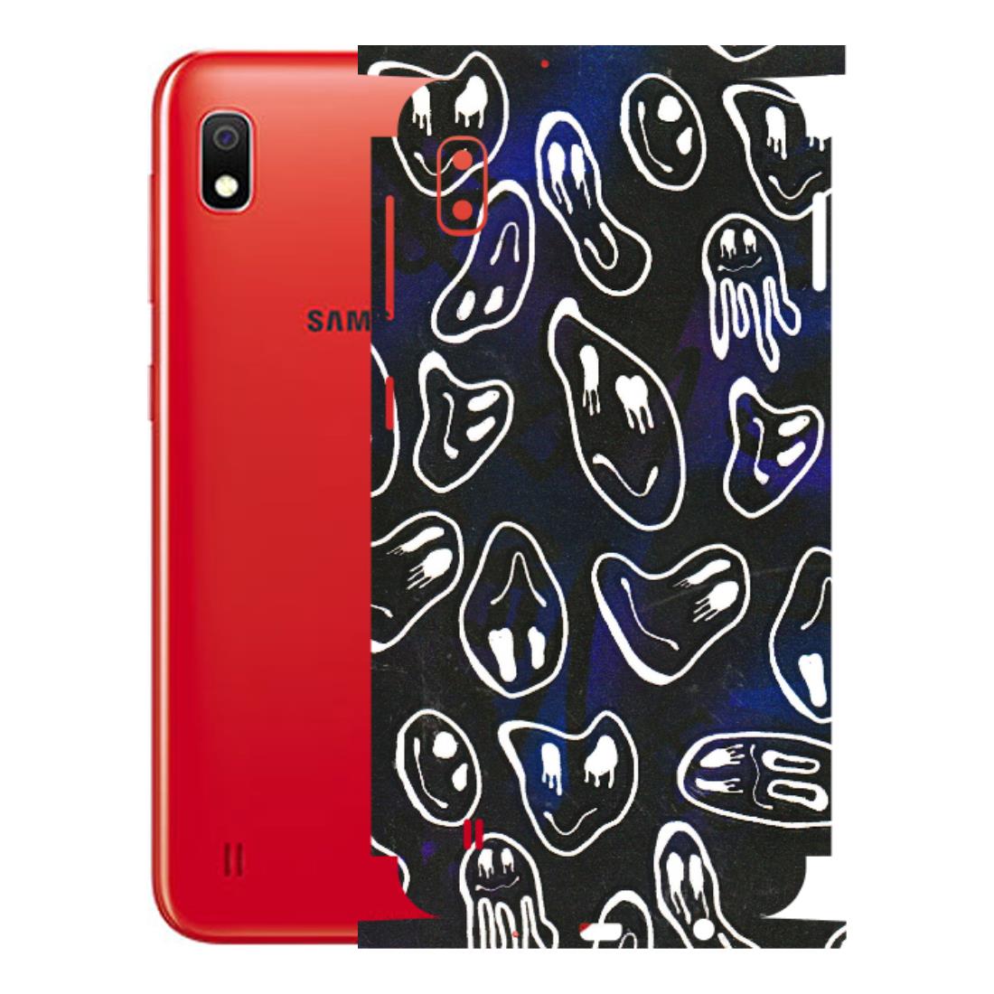 Samsung A/S Series Phone Skins (All Models) - Distorted Smileys - 3D Embossed Finish (L-92) Samsung Galaxy A10