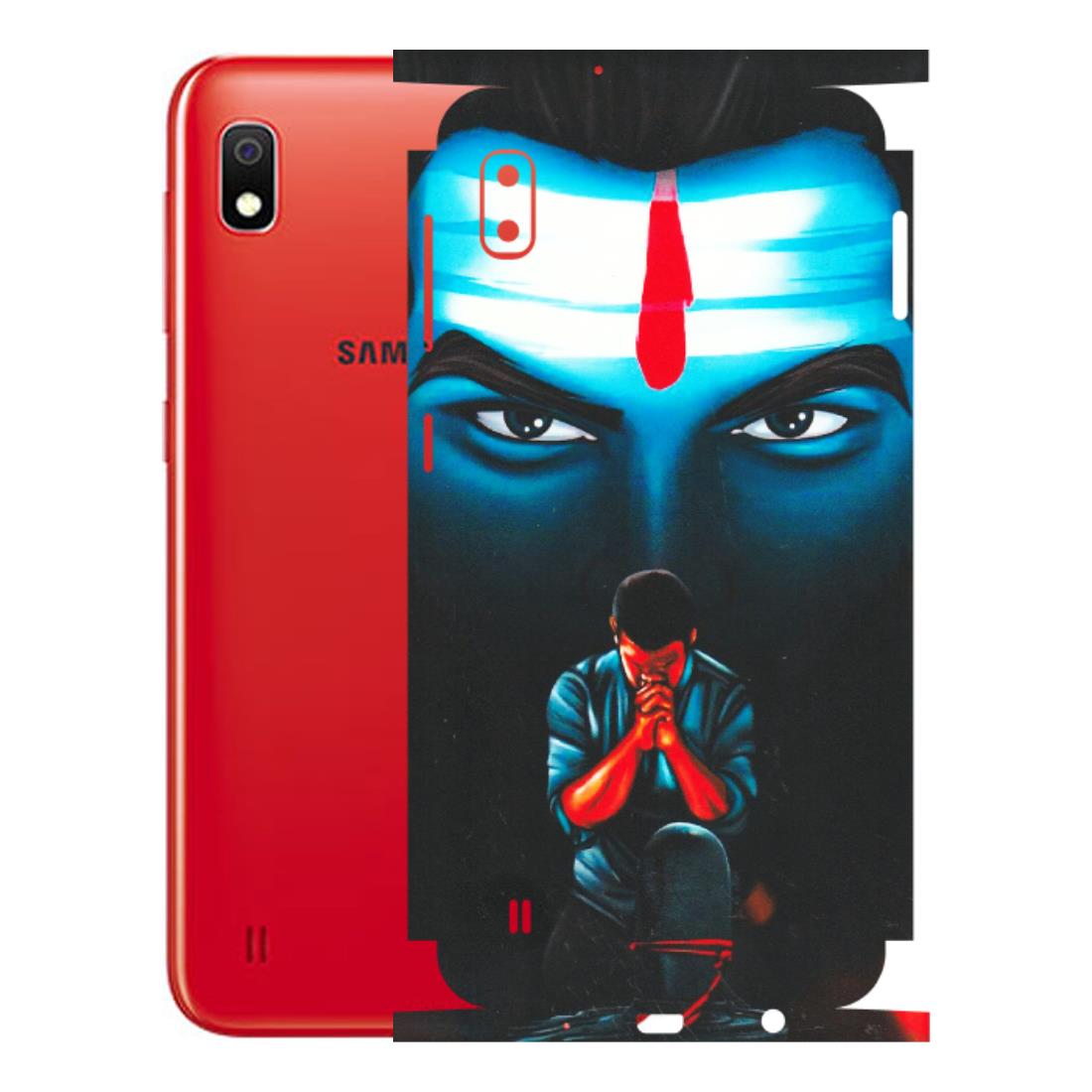 Samsung A/S Series Phone Skins (All Models) - Mahakal Bhakt - Matte Finish (M-112) Samsung Galaxy A10