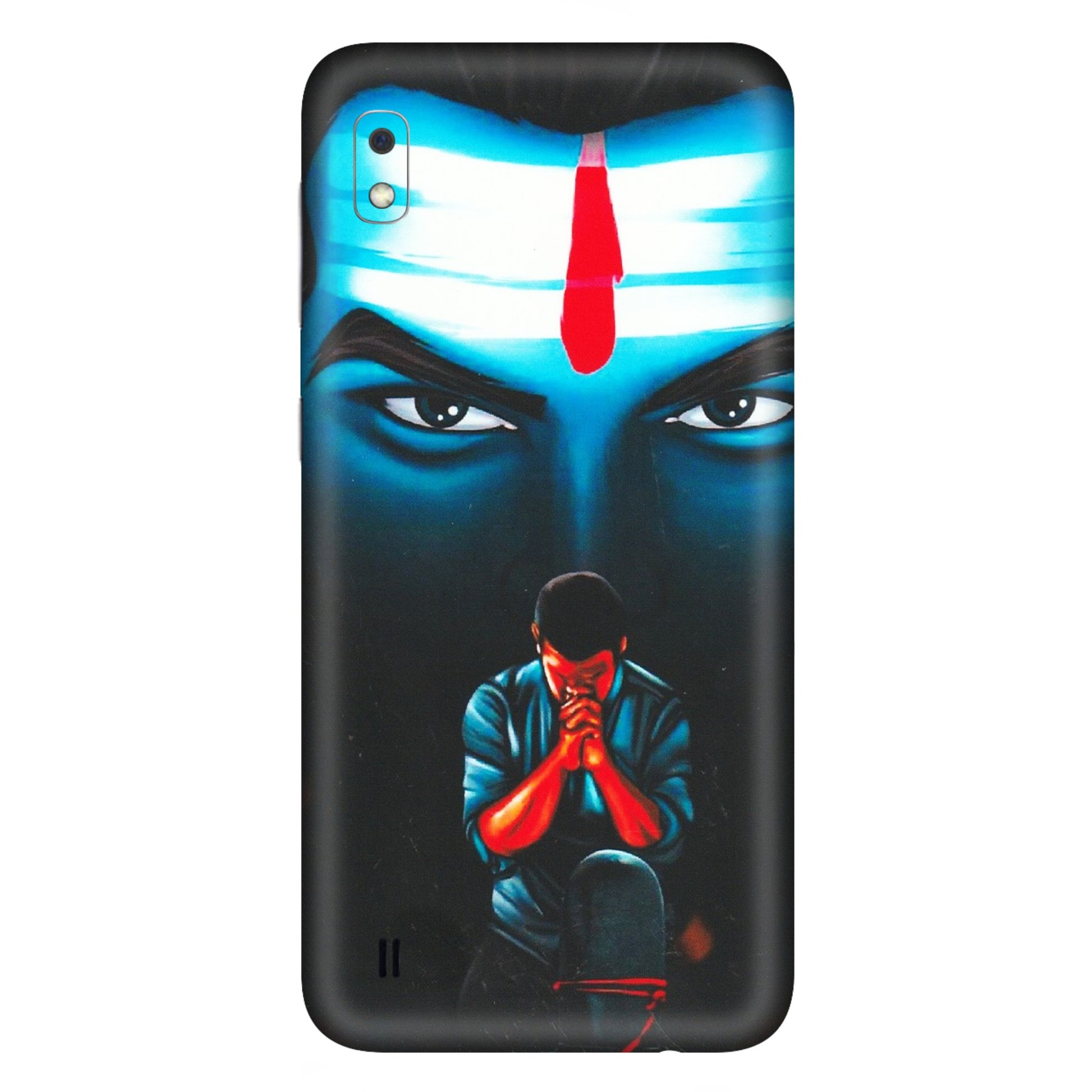 Samsung A/S Series Phone Skins (All Models) - Mahakal Bhakt - Matte Finish (M-112) Samsung Galaxy A10