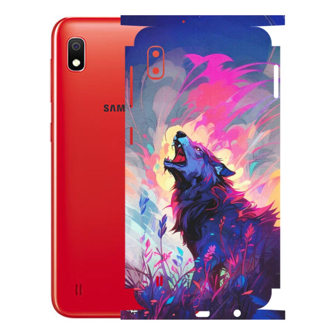 Samsung A/S Series Phone Skins (All Models) - New Wild Wolf Abstract - Matte Finish (M-125) Samsung Galaxy A10