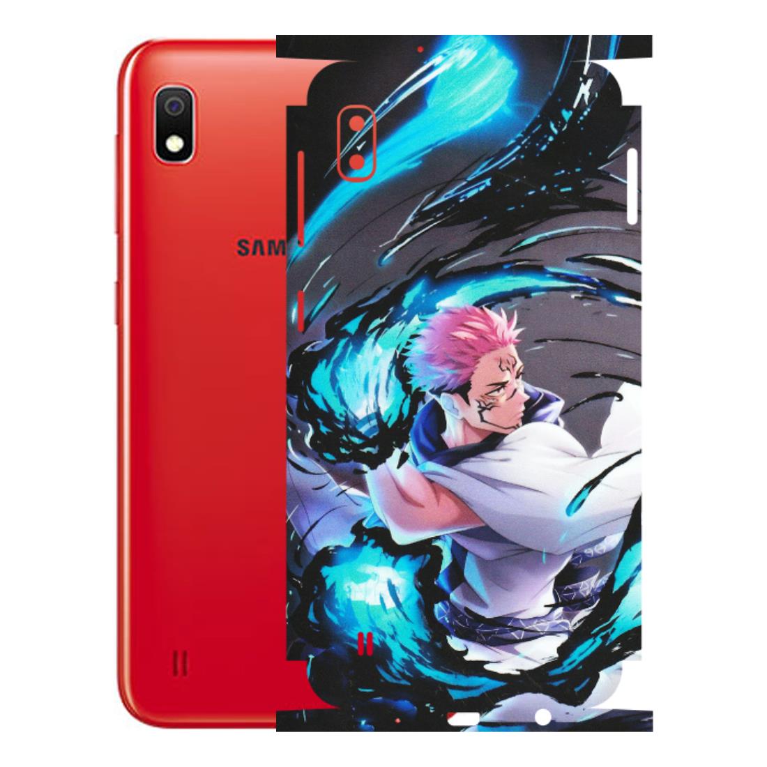 Samsung A/S Series Phone Skins (All Models) - New Jujutsu Kaisen Grey Blue Anime - Matte Finish (M-127) Samsung Galaxy A10