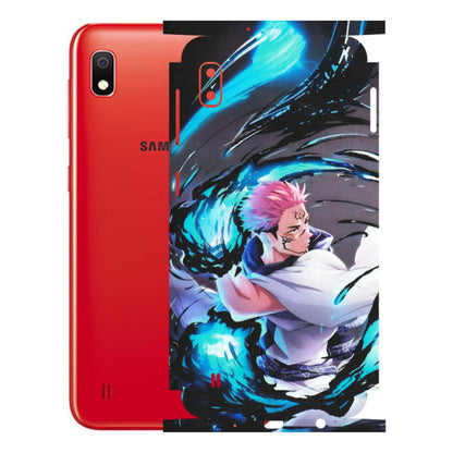 Samsung A/S Series Phone Skins (All Models) - New Jujutsu Kaisen Grey Blue Anime - Matte Finish (M-127) Samsung Galaxy A10