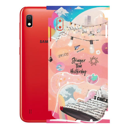 Samsung A/S Series Phone Skins (All Models) - Stronger Then Yesterday - Matte Finish (M-128) Samsung Galaxy A10