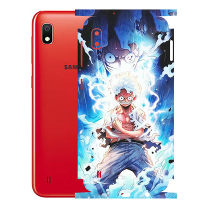 Samsung A/S Series Phone Skins (All Models) - Blue Thunder Luffy Anime - Matte Finish (M-132) Samsung Galaxy A10