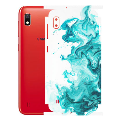 Samsung A/S Series Phone Skins (All Models) - Sky Blue Abstract Colour - Matte Finish (M-146) Samsung Galaxy A10