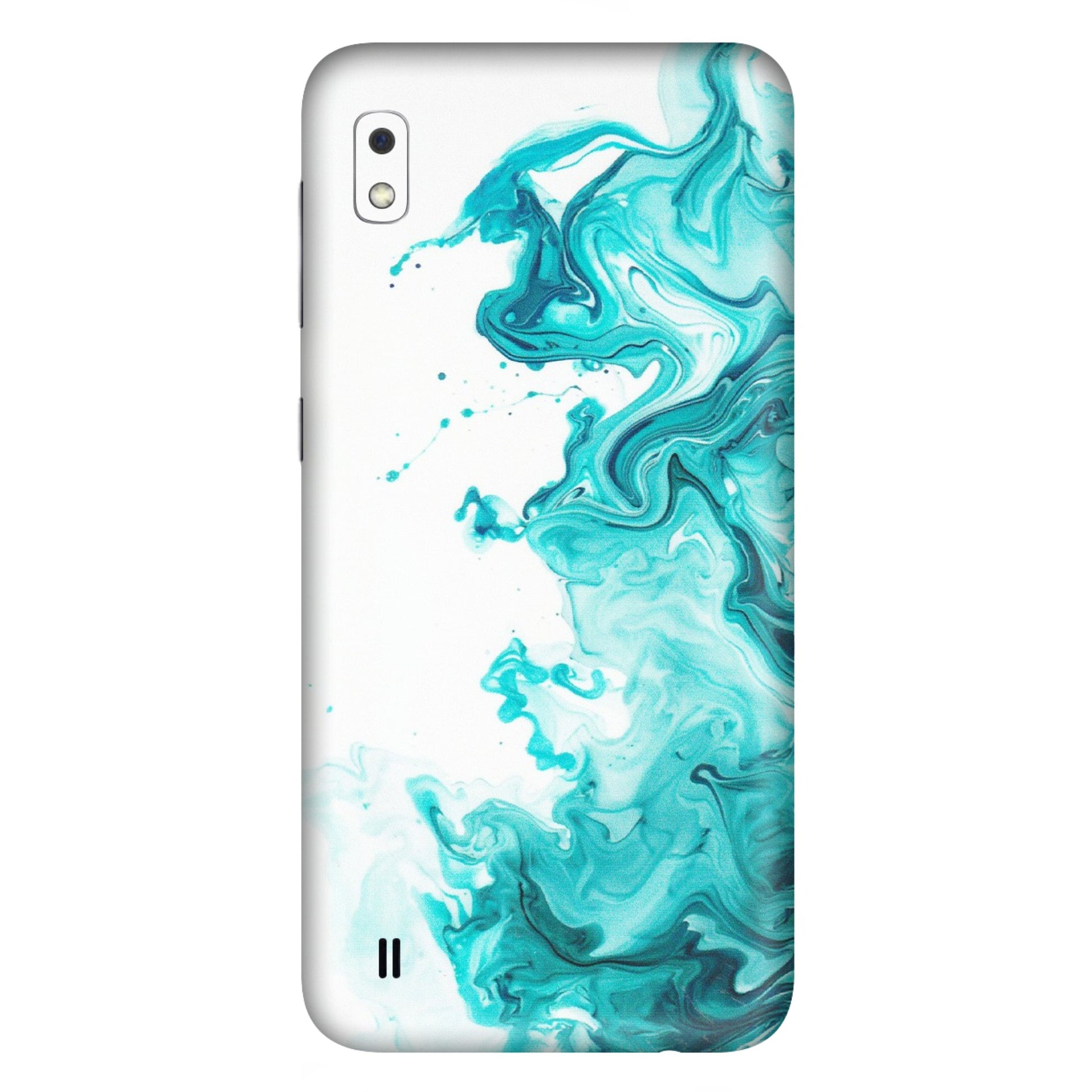 Samsung A/S Series Phone Skins (All Models) - Sky Blue Abstract Colour - Matte Finish (M-146) Samsung Galaxy A10