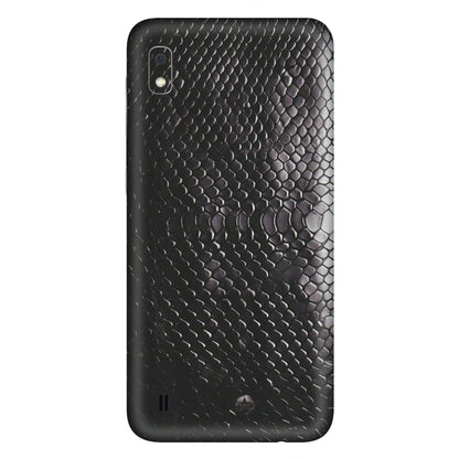 Samsung A/S Series Phone Skins (All Models) - Black Snack Leather - Matte Finish (M-147) Samsung Galaxy A10