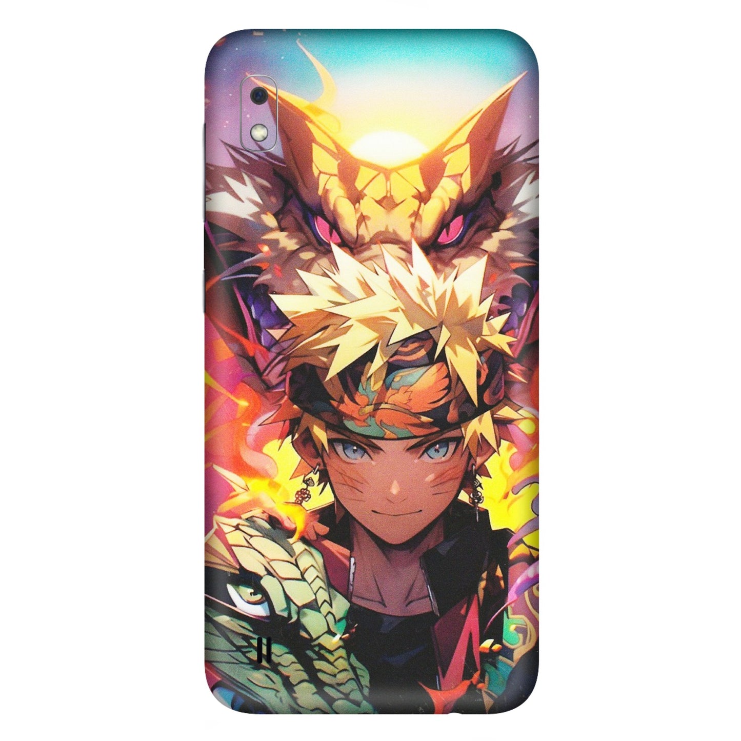 Samsung A/S Series Phone Skins (All Models) - Angry Naruto Anime - Matte Finish (M-148) Samsung Galaxy A10