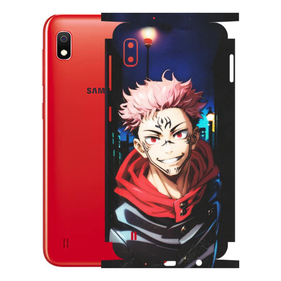 Samsung A/S Series Phone Skins (All Models) - Yuji Itadori Funny Face Anime - Matte Finish (M-152) Samsung Galaxy A10